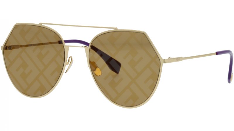Fendi FF0194/S S9E7Y 55 GOLD Sunglasses Fendi FF0194/S S9E7Y 55 GOLD Sunglasses